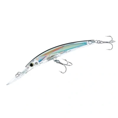 Abbildung von Yo Zuri Crystal 3D Minnow Deep Diver Köder, Silber Schwarz, 14 cm