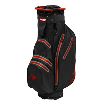 Abbildung von LONGRIDGE wasserdichte Golf Cart Bag, Schwarz/Rot