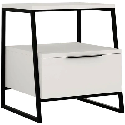 Abbildung von Decortie Nachttisch Pal mit Schubladen (1 Kommode), Moderner Nachttisch,Kommode 45 x 40 50 cm