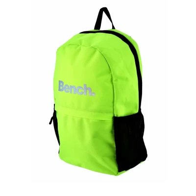 Abbildung von Bench Freizeitrucksack Brite MIT Verstellbaren SCHULTERGURT, Grossem Hauptfach UND Seitentaschen AUS MESH Tagesrucksack, Herren, Größe: One Size, Grün