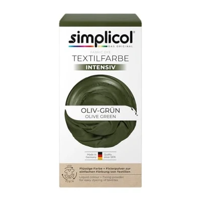 Abbildung von Simplicol Textilfarbe intensiv Oliv Grün Einfaches Färben (1er Pack)