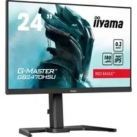 Abbildung von iiyama G Master Red Eagle GB2470HSU B6 60,5cm 23,8&quot; Fast IPS LED Gaming Monitor Full HD HDMI DP USB3.2 0,2ms 180Hz Adaptive Sync Höhenverstellung Pivot schwarz