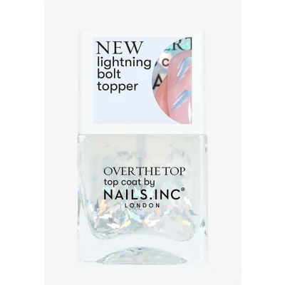 Abbildung von Nails Inc STRIKING IN SHOREDITCH Bolt Confetti Topper Nagellack Glitzernder, silbener Blitz Konfetti Top Coat Für Auffällige Nail Art Tierversuchsfrei &amp; Einfach Anzuwenden Perfekte Maniküre