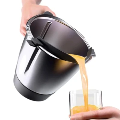 Abbildung von Wundermix WunderFlow Ausgießer für Thermomix TM6 &amp; TM5 Abgieß Hilfe präzises tropffreies Ausgießen Mit auslaufsicherer Silikondichtung Spülmaschinengeeignet BPA frei Made in Germany