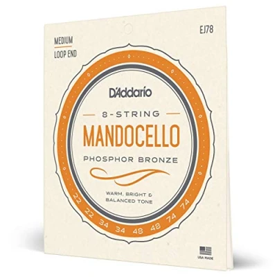 Abbildung von D&#039;Addario EJ78 Mandocello Saiten Satz Phosphor Bronze