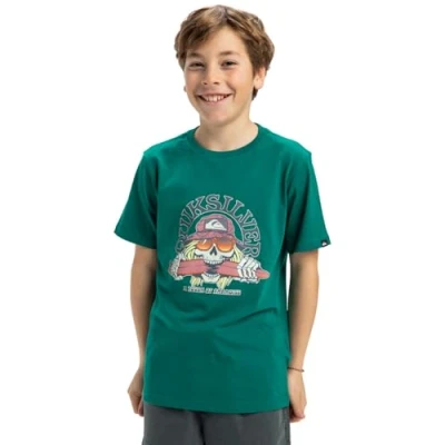 Abbildung von Quiksilver Ev Skull Feast T Shirt mit kurzen Ärmeln Kind