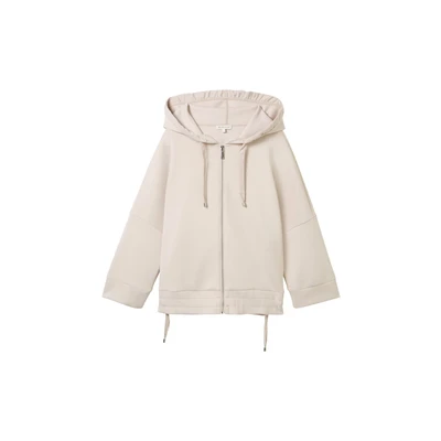 Abbildung von TOM Tailor Sweatjacke, Damen, Größe: XS, Dusty beige