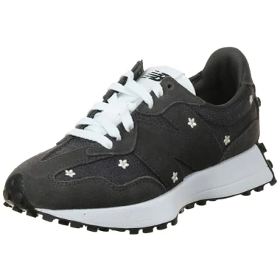 Abbildung von New Balance WS327 Sneaker low, Damen, Größe: 39, Black cement Leder und textil