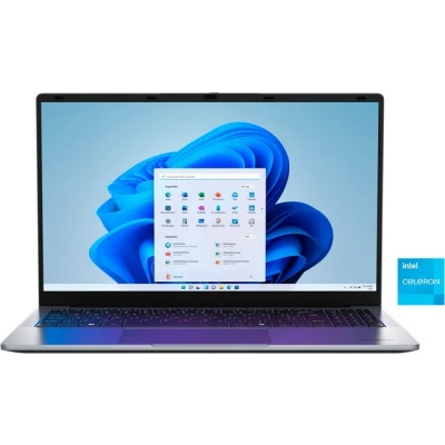 Abbildung von Medion® E15223 (MD62644) Notebook (39,6 cm/15,6 Zoll, Intel Celeron N100, UHD Graphics, 128 GB SSD)