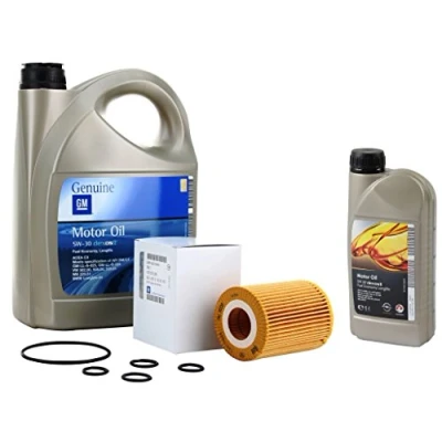 Abbildung von Opel Motorölfilter Set von General Motors 5W 30, 6 l