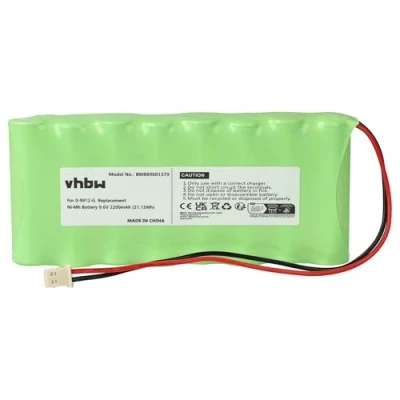 Abbildung von vhbw Akku kompatibel mit Visonic PowerMaxComplete, AmberLink, Amber Select, Powermax Pro Alarmanlage, Alarmsystem (2200 mAh, 9,6 V, NiMH)