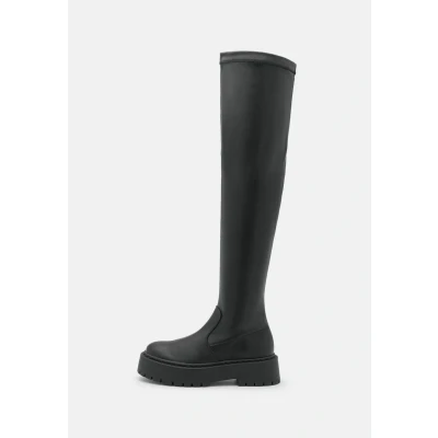 Abbildung von Steve Madden Esmee Plateaustiefel, Damen, Größe: 39, Black Schuhe