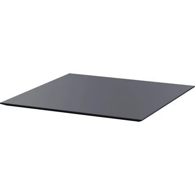 Abbildung von Tischplatte HPL schwarz 70x70cm, 1077