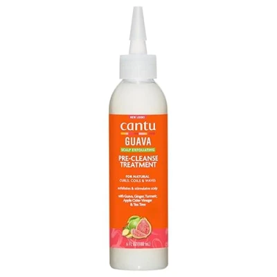 Abbildung von Cantu Guava &amp; Ginger Pre Cleanse Treatment Kopfhautpeeling lindert gereizte, trockene und juckende Kopfhaut reinigt entfernt abgestorbene Hautzellen mit natürlichen Inhaltsstoffen 180 ml