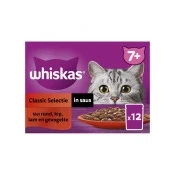 Abbildung von Classic Selection in Sauce Mahlzeitentüten Multipack 12x85g Tiernahrung Whiskas