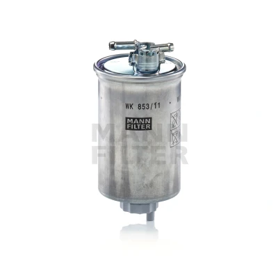 Abbildung von MANN FILTER WK 853/11 Kraftstofffilter Leitungsfilter 8 VOLKSWAGEN: Sharan I, Kastenwagen, FORD: Galaxy Mk1 MPV, SEAT: Alhambra I