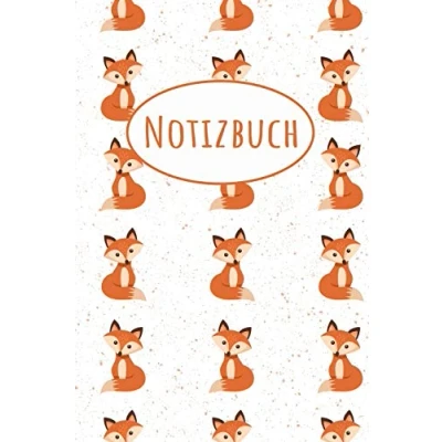 Abbildung von NOTIZBUCH: Süßes Notizbuch Motiv: Füchse 110 Seiten, liniert Format 6x9 DIN A5 Soft cover matt