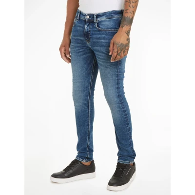 Abbildung von Calvin Klein Jeans Tapered Fit, Herren, Größe: 32x34, Denim dark