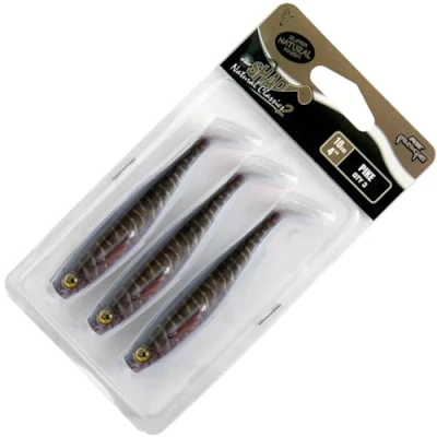 Abbildung von Fox Rage Pro Shad Super Natural Pike Packs 10cm 3pcs Gummifisch
