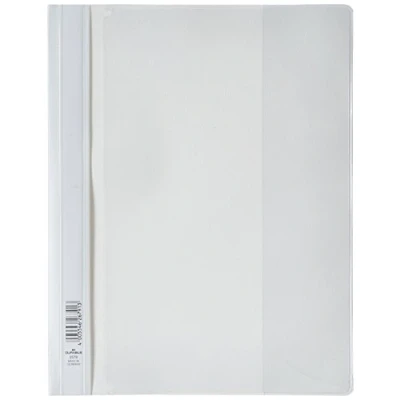 Abbildung von Durable Angebotshefter Duraplus mit Sichttasche für A4, weiß, 25er Packung, 257902