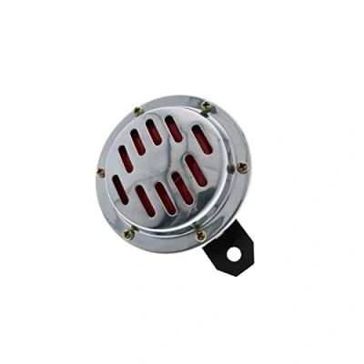 Abbildung von Motorrad Hupe Chrom mit rotem Kern, 6 Volt, 100 mm