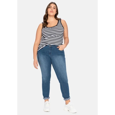 Abbildung von Sheego Stretch Jeans &quot;Große Größen&quot;, in schmaler Form