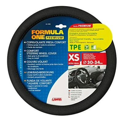 Abbildung von Lampa 32983 Formula One Lenkradbezug aus Polyester XS Ø 30/34 cm