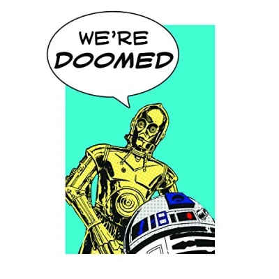 Abbildung von Komar Poster &quot;Star Wars Classic Comic Quote Droids&quot;, Star Wars, (1 St.), Kinderzimmer, Schlafzimmer, Wohnzimmer