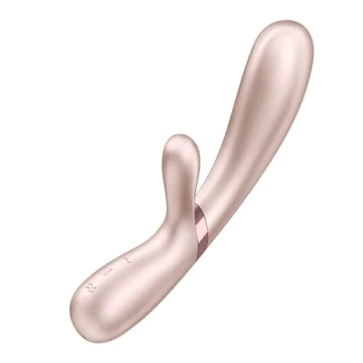 Abbildung von Satisfyer, Bluetooth Rabbit, Hot Lover Connect App&#039;, 20 cm, wasserdicht (IPX7), wiederaufladbar, hautfreundliches Silikon