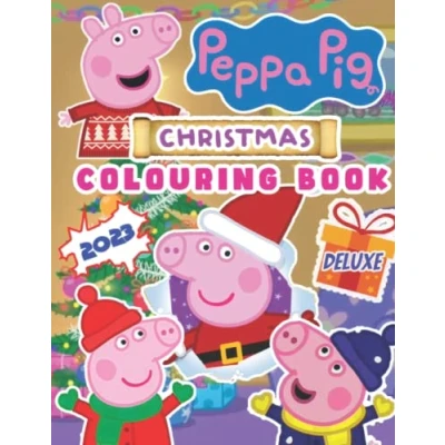 Abbildung von Christmas Colouring Book: 2023 Jumbo Book For Kids With Awesome Illustrations