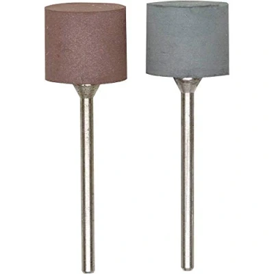 Abbildung von Proxxon 28295 Polierkörper elastisch 14X12mm 2 Stück, silber/grün/rot