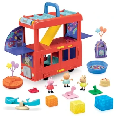 Abbildung von Hasbro Spielwelt Peppa Pig, Peppas 2 in 1 Partybus