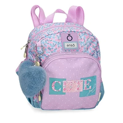 Abbildung von Enso Süßes Mädchen Kleiner Rucksack Lila 19x23x8 cm Polyester 3,5L