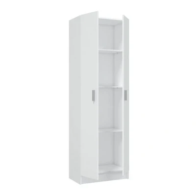 Abbildung von habeig Mehrzweckschrank Schuhschrank Aktenschrank Kinderschrank Kleiderschrank weiss Höhe ca. 180 cm