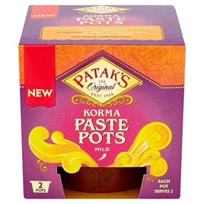 Abbildung von 4x Patak Der Korma Curry Paste Topf 2 X 70 G