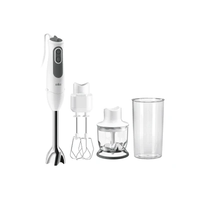 Abbildung von Braun MultiQuick 3 Vario MQ3125B Stabmixer Set Weiß