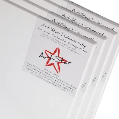 Abbildung von ART STAR Keilrahmen 4 Leinwände, 40x60 cm, auf Keilrahmen, 100% Baumwolle