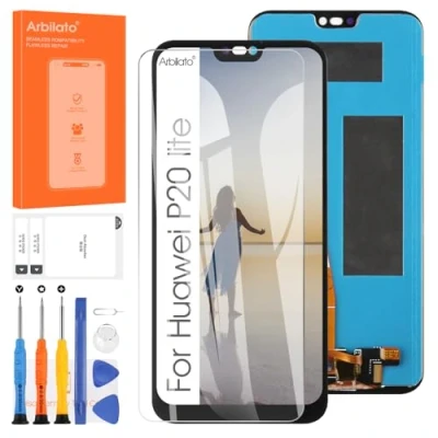 Abbildung von Arbilato Ersatz LCD Display für Huawei P20 Lite, Touchscreen Digitalisierer, Montage Lite/Nova 3e ANE LX2 L22 LX1 L21 AL00 14,8 cm (5,8 Zoll)