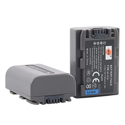 Abbildung von DSTE（2 Pack） Ersatz Batterie NP FP50 FP30 Akku kompatibel mit Sony DCR 30 DVD103 DVD105E DVD202E DVD203 DVD203E DVD205 DVD205E DVD304E DVD305 DVD305E Kamera