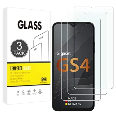 Abbildung von E Hamii [3 Stück] 9H Gehärtetes,Bruchsicheres Glas Kompatibel mit Gigaset GS4/GS5/GS290,[HD Kristall Klar]0,33 mm Display Schutzfolie für GS4/GS5/GS290
