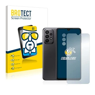 Abbildung von BROTECT Schutzglas für Samsung Galaxy A23 5G (Display+Kamera) Schutzfolie Panzer Folie Glas [Extrem Kratzfest 9H, Anti Fingerprint,