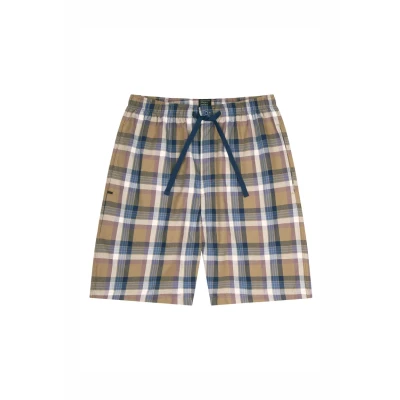 Abbildung von Schiesser Herren Schlafhose kurz Bermuda Mix + Relax Organic Cotton Pyjamaunterteil, Nougat_182191, 52