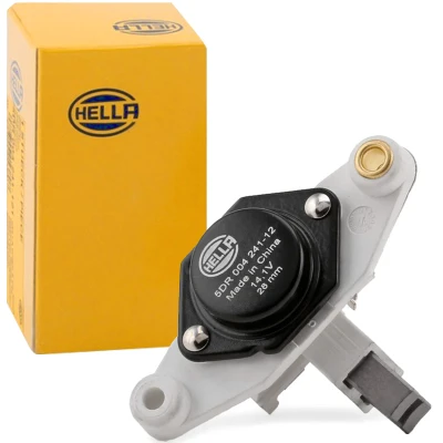 Abbildung von HELLA 5DR 004 241 121 Lichtmaschinenregler 12 AUDI: 90 B3, Coupe 200 C3 Avant, VOLKSWAGEN: GOLF 1 Cabriolet, 2, TRANSPORTER 3 Bus kfzteile,