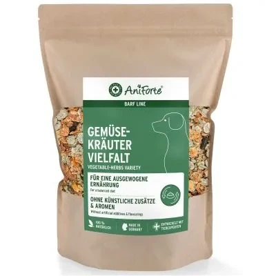 Abbildung von AniForte BARF Line Gemüse Kräuter Vielfalt 1000 g