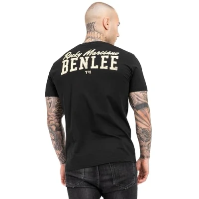Abbildung von Benlee Normale Passform Kilaas Tshirt print, Herren, Größe: 3XL, Black yellow