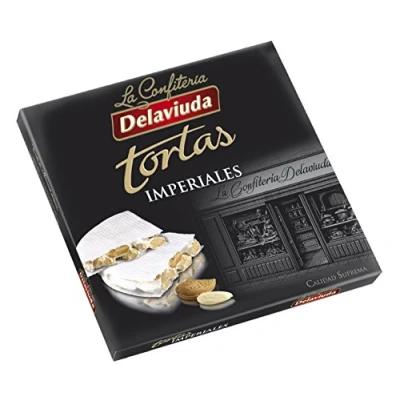 Abbildung von Delaviuda turron Torta Imperial, Mandelnougattafel Höchste Qualität 200gr (Kein Gluten) Spanisch nougat /