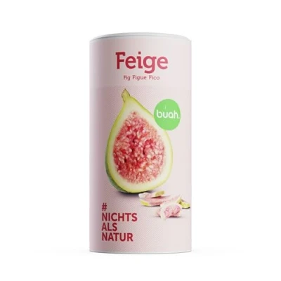 Abbildung von BUAH® Gefriergetrocknete Feige Feigen Chips Als Snack, Für Müsli &amp; Desserts Idealer Süßigkeiten Ersatz Vegan ohne Zuckerzusatz 220g