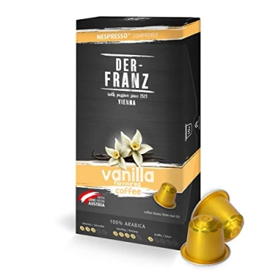 Abbildung von Nespresso kompatible Kaffee Kapseln, 1 x 10 Vanille Aroma