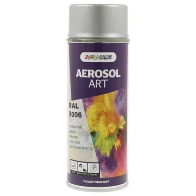 Abbildung von Dupli Color 741425 AEROSOL ART RAL 9006 weißaluminium seidenmatt 400 ml