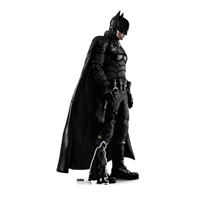 Abbildung von STAR CUTOUTS SC4049 The Batman Robert Pattinson Pappaufsteller Perfekt für Geburtstage, Geschenke, Partys &amp; Fans 2 Stück